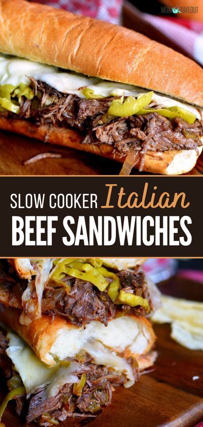 Italian Beef Crockpot Recipe, Slow Cooker Italian Beef Sandwiches, Italian Beef Crockpot, Slow Cooker Italian, Beef Sandwich Recipes, Slow Cooker Italian Beef, Italian Beef Sandwiches, Beef Sandwiches, Italian Roast