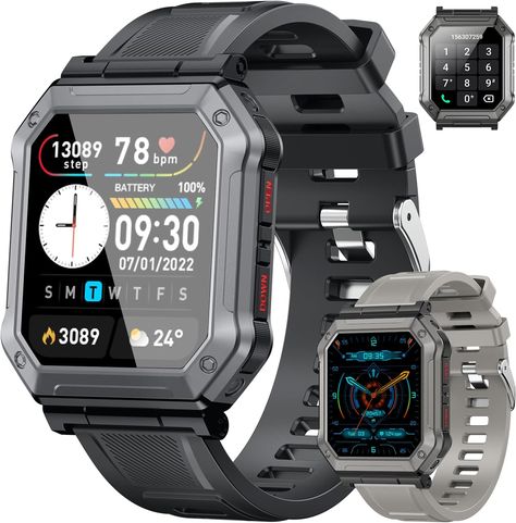 Heart Rate Watch, Compass Watch, Smart Watches For Men, Mens Digital Watches, Health Watch, Running Watch, Heart Rate Monitor Watch, Interesting Products, Smart Watch Android