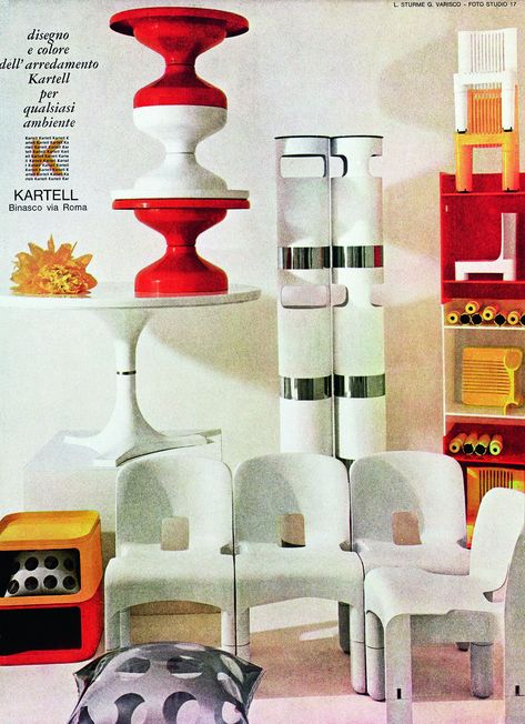 Kartell - Greece Age Furniture, Kartell Furniture, Kartell Lighting, Space Age Furniture, Nyc Bedroom, Miami Apartment, Art Fashion Design, Geometric Furniture, Atomic Space Age