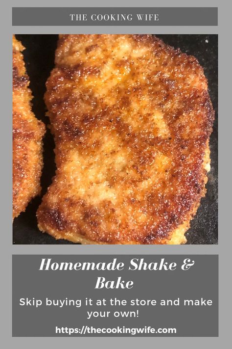 Shake And Bake Fish, Home Made Shake And Bake For Chicken, Shake And Bake Recipes Homemade, Copycat Shake And Bake Chicken, Shake Bake Chicken Recipe, Diy Shake And Bake Chicken, Shake And Bake Copycat Recipe, Pork Shake And Bake Recipe, Homemade Shake And Bake Pork Chops