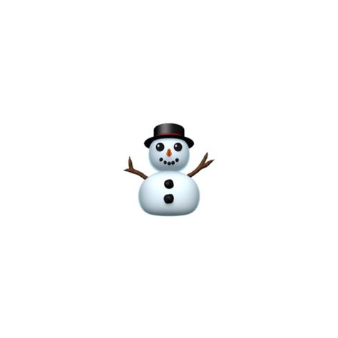 Snowman Emoji, Ice Snow, Iphone