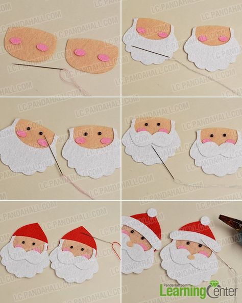 Christmas Diy Felt, Easy Felt Crafts, Diy Felt Christmas Ornaments, Diy Felt Christmas Tree, Felt Ornaments Patterns, Easy Christmas Ornaments, Decoration For Christmas, Felt Crafts Christmas, Homemade Christmas Decorations