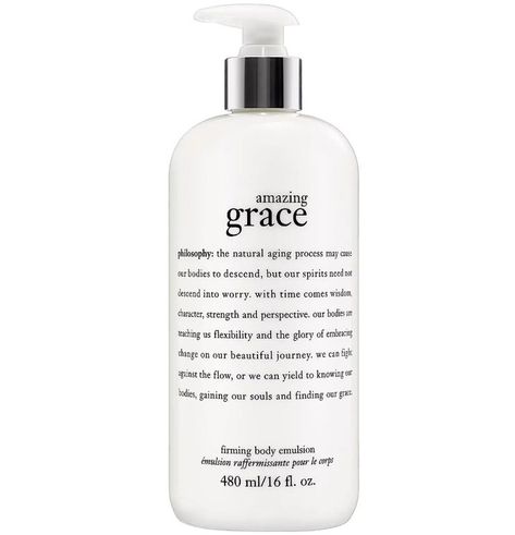 PHILOSOPHY Amazing Grace Firming Body Emulsion Philosophy Products, Firming Body Lotion, Skin Tightening Cream, Philosophy Amazing Grace, Anti Aging Body, Body Firming, Body Lotion Cream, Amazing Race, Cream Lotion