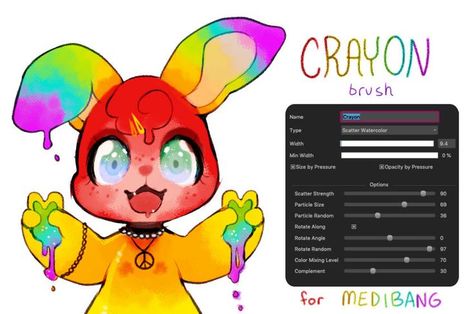 https://www.deviantart.com/loppyrae/art/FREE-Medibang-Crayon-Brush-806957181 Medibang Brush, Digital Art Tutorial Photoshop, Photoshop Brushes Painting, Clip Studio Paint Brushes, Sai Brushes, Free Brushes, Back At It Again, Procreate Brushes Free, Paint Brush Art