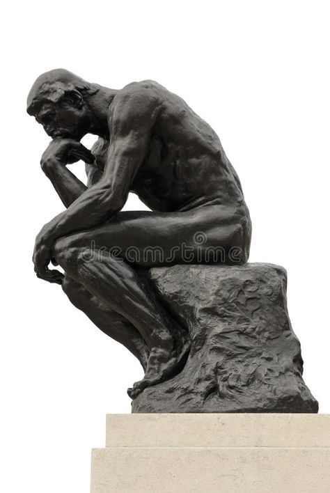 The Thinker. Statue of The Thinker by famous French sculptor Auguste Rodin , #affiliate, #famous, #Statue, #Thinker, #French, #Rodin #ad Rodin The Kiss, August Rodin, Rodin Museum Paris, The Thinker Sculpture, Rodin Drawing, Thinker Sculpture, Famous Statues, Rodin Sculpture, Rodin Museum