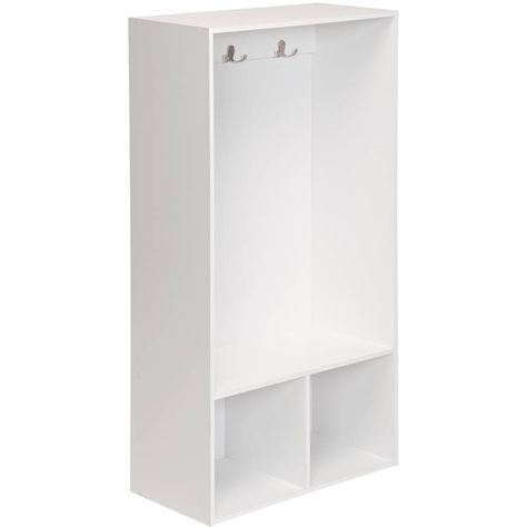 Free 2-day shipping. Buy ClosetMaid 1598 Kids' Open Storage Locker with Hooks, White at Walmart.com Backpack Station, Wood Lockers, Wooden Cubby, Storage Benches, Storage Locker, White Storage, Standing Shelves, Fabric Drawers, Bookcase Shelves