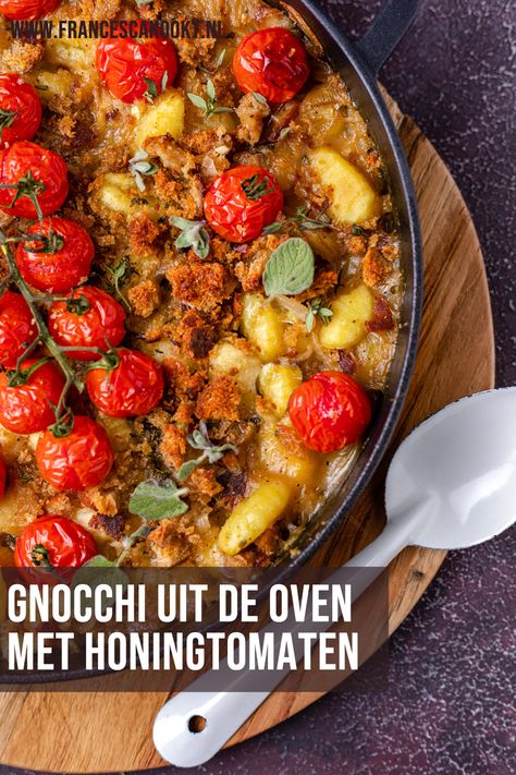 Vegan Gnocchi, Gnocchi, Nom Nom, Tomatoes, Diner, Food And Drink, Oven, Pizza, Pasta