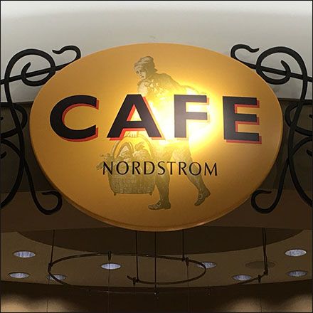 Nordstrom Cafe Entry Branding Nordstrom Cafe, Store Entrance, Retail Fixtures, Short Hills, Cafe Branding, Visual Statements, Entrance, Nordstrom, Branding