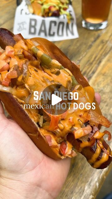 San Diego Foodies on Instagram: "San Diego’s Mexican Hot Dogs + Craft Beer Spot! 🌭🔥
📍 @doggosgus | @lostabbeychurch

Did you know you can score Mexican hot dogs and locally made craft beer in a historic church built in 1906 in downtown San Diego? 🤤

In the East Village neighborhood of San Diego, @doggosgus and @lostabbeychurch are serving up some a super tasty combo of food and drink, perfect for a pre or post @padres game! 😋

We loved their California Dog, bacon and cheese wrapped, before topped with fries, nacho cheese, and avocado crema! 🔥 Pair that with a @lostabbey brew and you have a pretty incredible meal! ✨

Head to @doggosgus and @lostabbeychurch to try this out asap! 1313 J Street, San Diego, CA

#sandiego #sdfoodies #eastvillage #sandiegofood #craftbeer #mexican" Mexican Hot Dogs, San Diego Food, Avocado Crema, Cheese Wrap, Bacon And Cheese, Downtown San Diego, Nacho Cheese, Dog Crafts, East Village