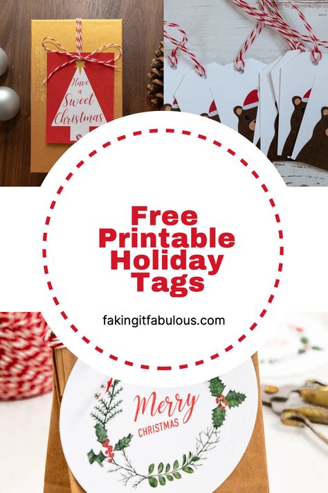 Free Printable Christmas & Holiday Season Gift Tags Christmas Cookie Tags Free Printable, Free Gift Tags Printable Editable, Christmas Tag Printable Free, Christmas Labels Printables Free, Free Gift Tags Printable, Christmas Tags Printable Free Templates, Printable Christmas Tags Free, Free Printable Tags Templates, Christmas Gift Tags Free Printable