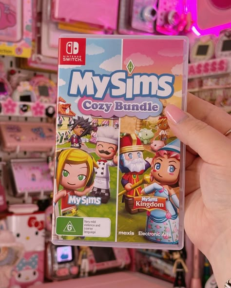 EA just release the coziest bundle on the Nintendo Switch 😭 My Sims & My Sims Kingdom!! Honestly loving the storyline in Kingdom so much! 👑 #nintendo #ea #switch #nintendoswitch #nitrodeck #gaming #cozygamer #gamergirl #handheld #consolegaming #wii Sims Nintendo Switch, My Sims Kingdom, Cozy Gaming Aesthetic, Cosy Gaming, Best Nintendo Switch Games, Switch Aesthetic, Cozy Gamer, Gaming Aesthetic, The End Is Near