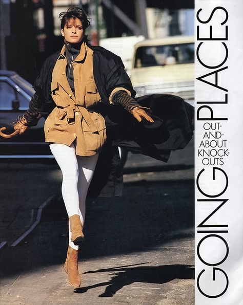 Elle Editorial, Gilles Bensimon, Stephanie Seymour, Sporty Casual, Sports Illustrated Swimsuit, Sports Illustrated, 80s Fashion, Fashion Classy, 90s Fashion