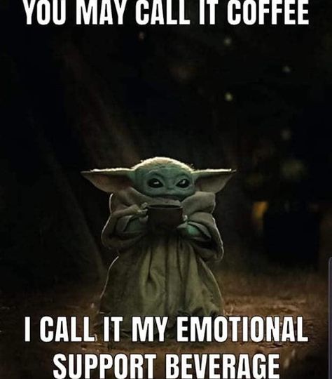 ☕️😂💚 - - - #babyyoda #babyyoda💚 #babyyodaedits #babyyodamemes #starwars #coffee #coffeememes #chipandco Yoda Quotes, Yoda Images, Health Memes, Coffee Meme, Hilarious Memes, Memes Humor, Visual Statements, Know Your Meme, Baby Boy Names