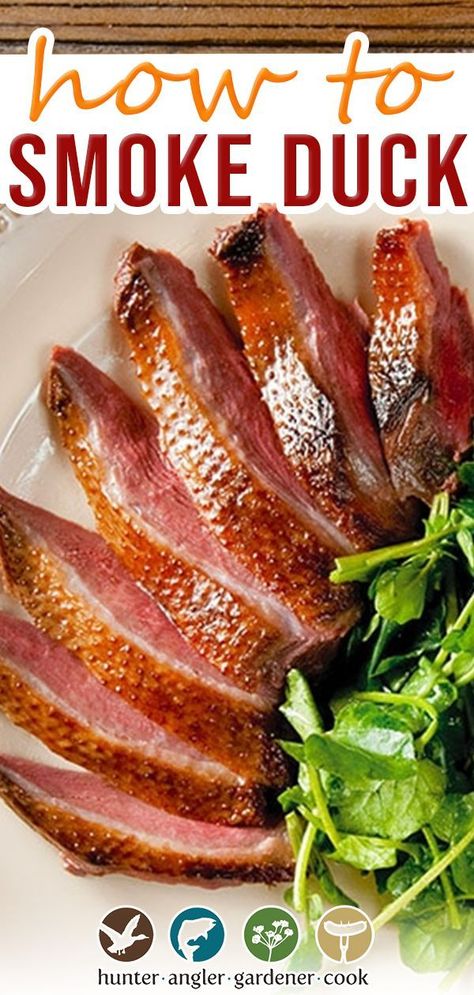 Wild Duck Recipes, Smoked Goose, Bird Recipes, Duck Breast Recipe, Goose Recipes, Smoked Duck, Ducks And Geese, Duck Recipe, Foraging Recipes