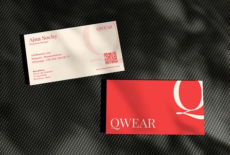 Clothing Brand Card Visit Fashion Clothing Business Cards Ideas, Garments Business, Brand Card, Indian Clothing Brands, Examples Of Business Cards, Visiting Card, Logo Brand Identity, Clothing Logo, Visiting Cards