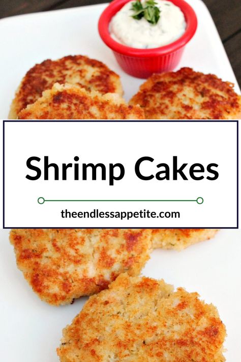 Shrimp Cakes Recipe, Shrimp Cake Recipe, Oven Baked Shrimp, Shrimp Cake, Cakes With Lemon, Shrimp Fritters, Shrimp Cakes, Healthy Shrimp, Baked Shrimp