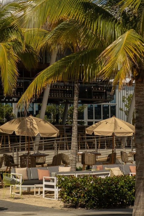 Beach Club and Palm trees, Beach Umbrellas, Miami Aesthetic Bora Bora Hotels, Weekend In Miami, Dreamy Destinations, Miami Trip, Tulum Hotels, Tulum Beach, Best Boutique Hotels, Island Destinations, Travel Content