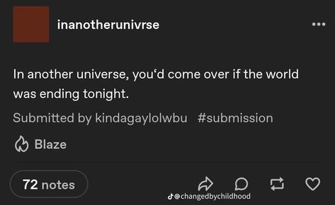 In Another Universe, Another Universe, I Hug You, One Last Time, Unspoken Words, Gives Me Hope, Always You, Coping Mechanisms, How I Feel