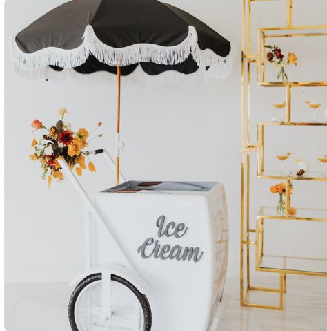 Ice Cream Wagon, Ice Cream Carts, Paper Tie, Party Rental Ideas, Ice Cream Car, Coffee Bar Cart, Candy Car, Ice Cream Business, Graduation Open Houses