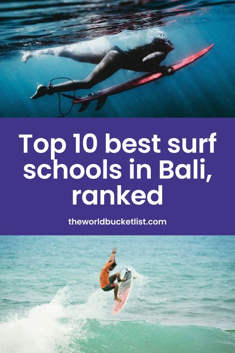 Bali offers some of the best spots for surfing in the world, and here are the top 10! Lembongan Island, Surfer Lifestyle, Best Surfing Spots, Bali Surf, Surf Instructor, Kuta Beach, Surf Spots, Surf Camp, Surf School