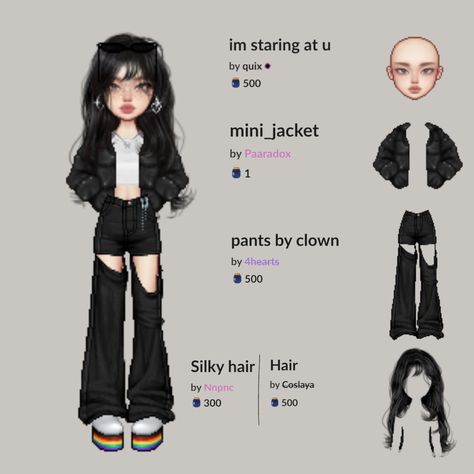 Username Ideas For Everskies, Everskies Items Id, Everskies Hair Id, Everskies Face Names, Outfit Ideas Everskies, Everskies Gift Code, Everskies Clothes Name, Y2k Outfits Everskies, Everskies Hair Name