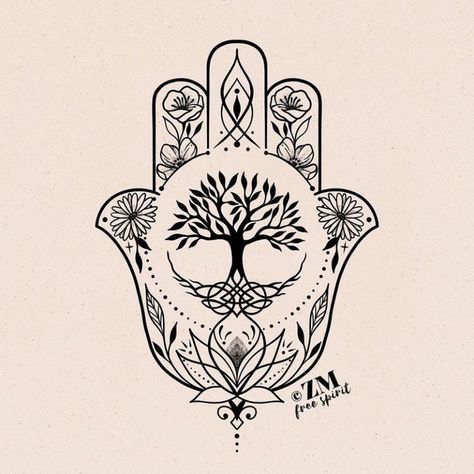 Fatima Tattoo, Celtic Sleeve Tattoos, Tattoo Main, Hamsa Tattoo Design, Hamsa Hand Tattoo, Celtic Tattoo Designs, Saved Tattoo, Hamsa Tattoo, Muster Tattoos