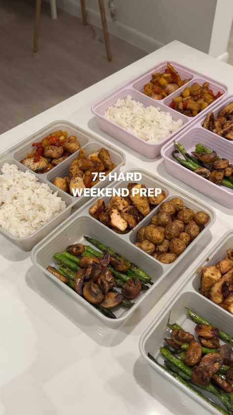 Meal Prep For 75 Hard, 75 Hard Dinner Ideas, 75 Hard Snacks, 75 Hard Recipe Ideas, 75 Day Hard Challenge Diets, Diets For 75 Hard, 75 Hard Meal Prep, 75 Soft Challenge Aesthetic, 75 Hard Meal Plan Ideas