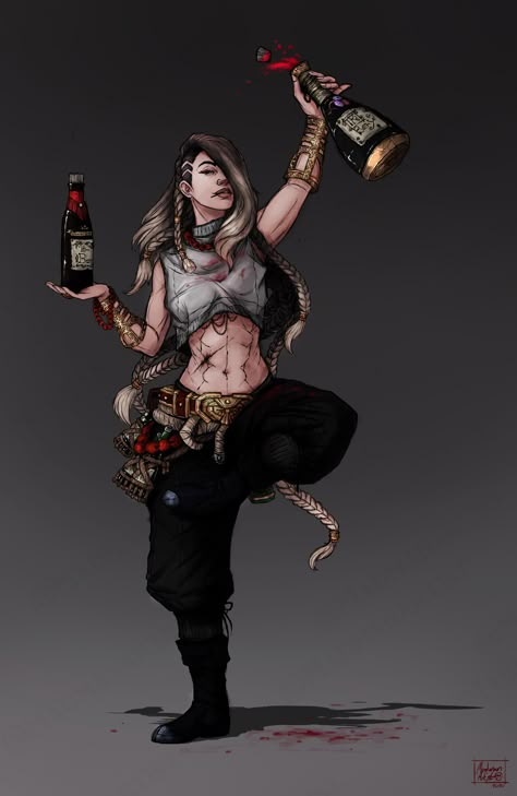 Drunken Master Monk, Monk Dnd, Drunken Master, Illustration Design Graphique, Illustration Fantasy, Pathfinder Character, Oc Art, Dungeons And Dragons Characters, Dnd Art