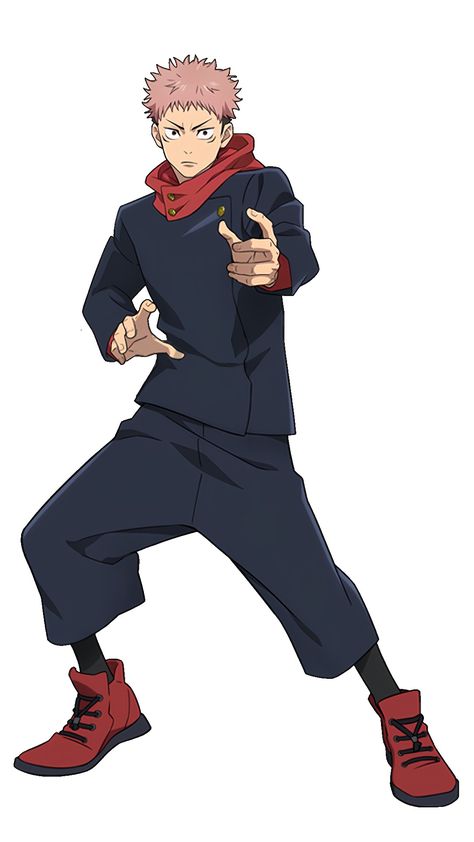 Yuji Itadori png Itadori Yuuji Reference, Jujutsu Kaisen Poses Reference, Yuji Itadori Reference, Yuji Reference, Itadori Yuuji Full Body Pic, Jujustu Kaisen Yuji, Yuji Idatori, Jjk Poses, Yuji Itadori Cosplay