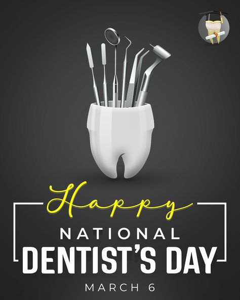 Happy National Dentist Day, Dentist Day Quotes, Dental New Year, Dentist Ads, Happy Dentist Day, National Dentist Day, Dentist Social Media, Doctors Day Quotes, Dental Photos