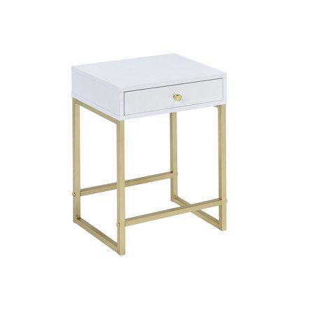 Contemporary Side Tables, Brass Side Table, Прикроватные Тумбочки, Keyboard Tray, Black Side Table, White Side Tables, End Table Sets, Acme Furniture, End Tables With Storage