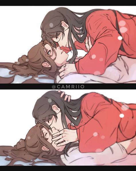 Bottom Hua Cheng, Tgcf Hualian, Anime Pregnant, Adorable Homes Game, Hua Cheng, Hair Inspiration Short, Heaven's Official Blessing, I'm A Simp, Anime Artwork