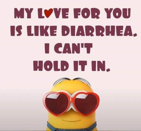 Valentines Day Humor Hilarious, Minion Love Quotes, Valentines Pick Up Lines, Cute Minion Quotes, Minion Valentine, Minions Love, Cute Minions, A Minion, Valentines Day Funny