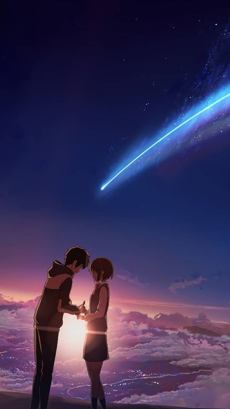 Kimi No Na Wa Wallpaper, Your Name Wallpaper, Tamako Love Story, Your Name Anime, Wallpapers Anime, Kimi No Na Wa, Anime Expo, Film D'animation, Anime Backgrounds Wallpapers