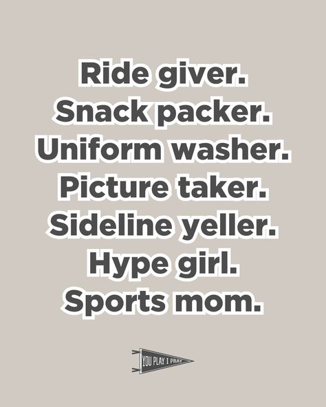 Sports Mom Game Plan: pray hard, cheer loud, repeat! 🤩 #loveofthegame #sportsmomlife #baseballmomlife #softballmom #softballislife #volleyballmom #volleyballmomlife #footballmom #basketballmom #soccermomlife #hockeymom #cheermom #dancemom #golfmom #wrestlingmom #prayingmom #dancemomlife Sports Mom Aesthetic, Sporty Mom, Rooted In Christ, Mom Aesthetic, Games For Moms, Golf Mom, Sport Mom, Wrestling Mom, Volleyball Mom