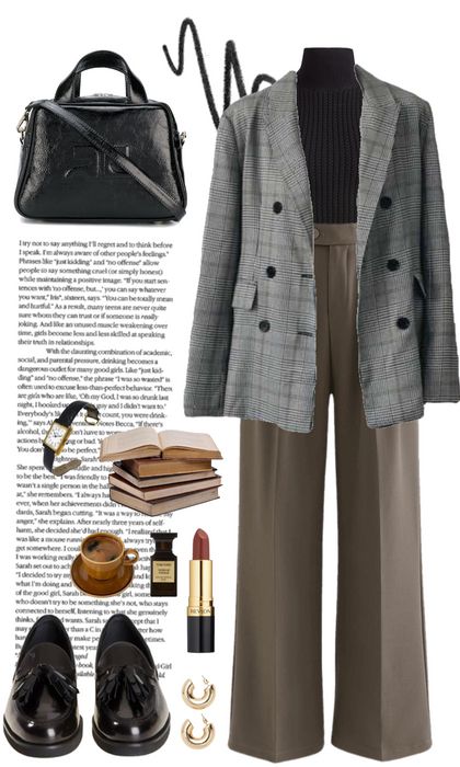 Outfit For Library Aesthetic, Library Core Aesthetic Outfits, Library Style Outfit, Library Core Outfit, Library Outfits Aesthetic, Library Aesthetic Outfit, Library Outfits, Bookworm Aesthetic, Library Aesthetic