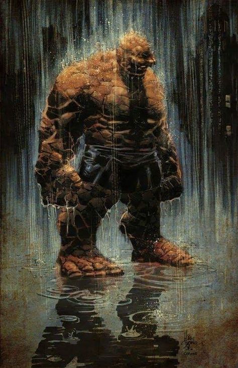 The Thing marvel fantastic 4 Arte Nerd, Mike Deodato, Comics Illustration, Art Tumblr, Art Manga, Marvel Vs Dc, Marvel Comics Art, Bad Guys, Marvel Vs