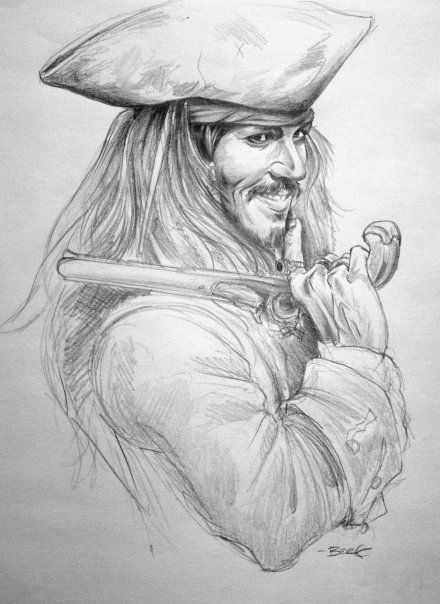 Captain Jack Sparrow Drawing, Jack Sparrow Dibujo, Jack Sparrow Sketch, Jack Sparrow Drawing Sketches, Pirates Of The Caribbean Sketches, Jack Sparrow Watercolor, Jack Sparrow Drawing, Jack Sparrow Pencil Sketch, Pirate Ship Tattoos