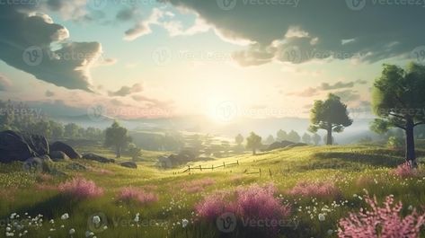 Realistic Illustration, Illustration Background, The Meadows, Free Stock Photos, Concept Art, Royalty Free Stock Photos, This Is Us, Stock Photos, Art