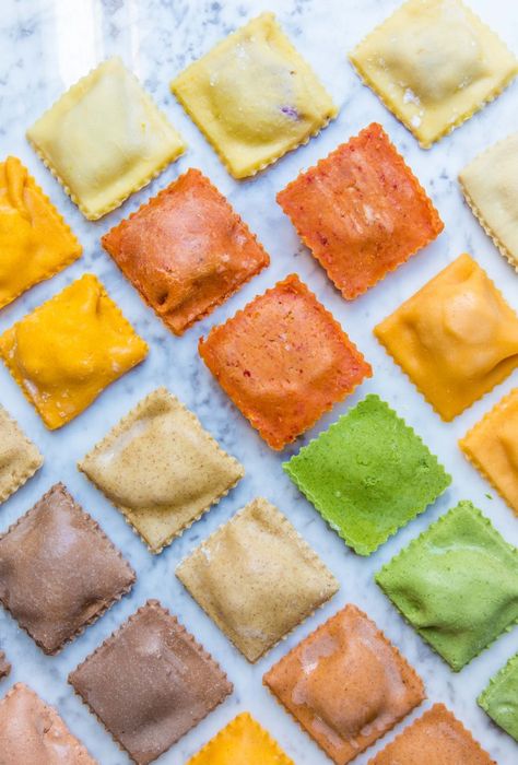 Paleo Almond Flour Ravioli! (Grain/Gluten/Dairy Free) + Pumpkin Filling Option! Paleo Pasta, Pumpkin Filling, Dairy Free Pasta, Dairy Free Pumpkin, Gluten Dairy Free, Pasta Dough, Grain Free Recipes, Food Board, Gluten Free Pasta