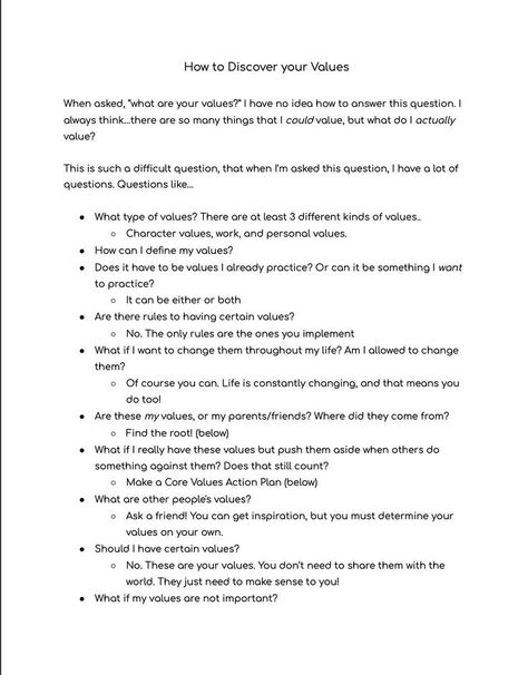 How To Know Your Values, Find Your Values, Examples Of Values, How To Value Yourself, Bumble Prompt Answers, Value Aesthetic, How To Discover Yourself, Values Worksheet, Values In Life