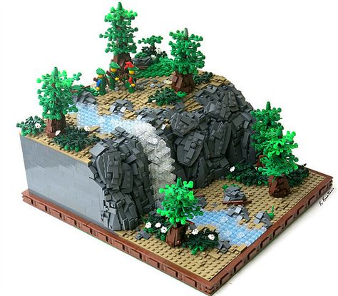 The Old Forest Road (CCCXI) | The Draek Forest of the Enchan… | Flickr Lego Forest, Fragile Rock, Woods Home, Lego Tree, Hobbit Movie, Secret Hideout, Lego Village, Old Forest, Rock Walls