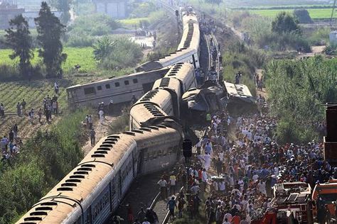 Image: Alexandria fatal train crash, Aug. 2017 Egypt Today, Train Crash, Train Truck, Train Wreck, Addis Ababa, Coastal Cities, Luxor, Wagons, Natural Disasters