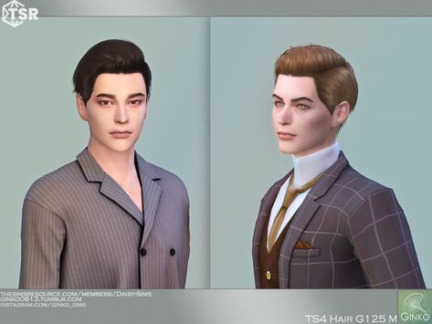 Sims 4 Male Hair Slicked Back, Sims 4 Cc Wavy Hair Male, Sims 4 Slicked Back Hair Cc, Editing Hair, Slicked Back Hairstyle, Sims Face, Hair Ts4, Back Hairstyle, Sims 4 Hair Male