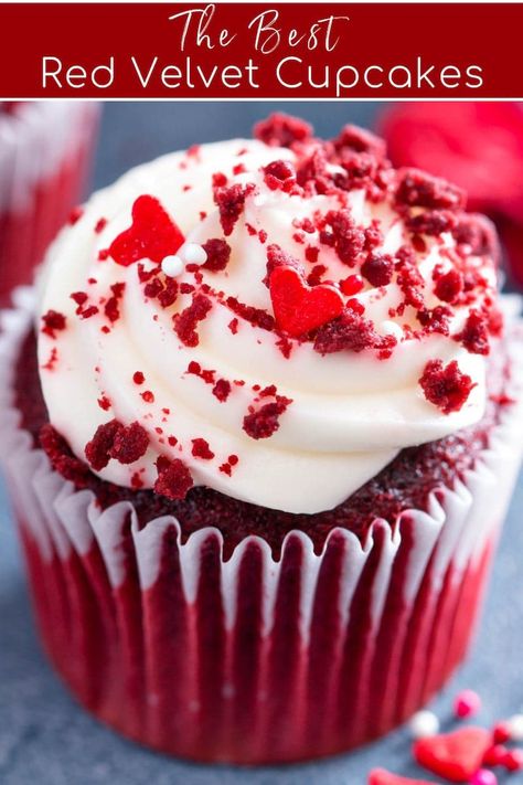 Gourmet Red Velvet Cupcakes, Best Moist Cupcakes, The Best Red Velvet Cupcakes, How To Make Red Velvet Cupcakes, Red Velvet Cupcakes From Scratch, Red Velvet From Scratch, Moist Cupcakes From Scratch, Red Velvet Birthday Cupcakes, Best Cupcake Recipe From Scratch