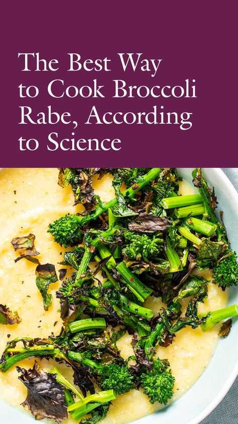 To tame—but not erase—broccoli rabe’s notorious bitterness, we needed to get molecular. Best Way To Cook Broccoli, Broccoli Rabe Recipes, Cook Broccoli, How To Make Broccoli, Kitchen Logo, Broccoli Rabe, Vegetable Pasta, Best Meat, Cooks Illustrated