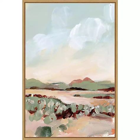 Autumn Meadow Framed Canvas Art Print from Kirkland's Living Room Decor Fall, Room Decor Fall, Tablescapes Spring, Spring Living Room Decor, Summer Tablescapes, Fall Fireplace, Spring Living Room, Have Inspiration, Portrait Wall