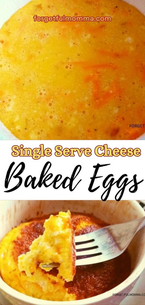 Cheese Baked Eggs are not a bad way to eat eggs. It is not a super quick recipe, but it sure is tasty. Cheese Baked Eggs, What To Do With Eggs, Single Serve Recipes, Oven Baked Eggs, Ramekin Dishes, Cooking Eggs, Cheese Baked, Single Serving Recipes, Egg Recipe