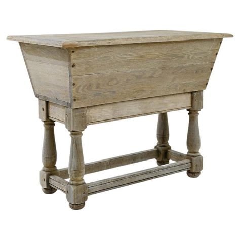 Check out this item from 1stdibs! Early 19th Century French Dough Box Storage Compartment: https://www.1stdibs.com/id-f_36128892 Old World Furniture, Dough Box, Trapezoid Shape, Oak Side Table, Box Storage, French Provincial, Storage Compartments, Hand Built, Antique Furniture