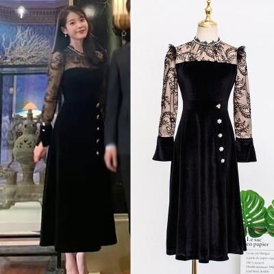 Iu Outfits, Jang Man Wol, Iu Dress, Luna Fashion, Fesyen Islam, Kpop Dress, Drama Fashion, Cute Black Dress, Fancy Things